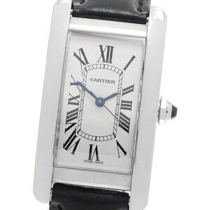 CARTIER Tank American MM WSTA0017 Silver Dial Automatic Boy's Watch_894874